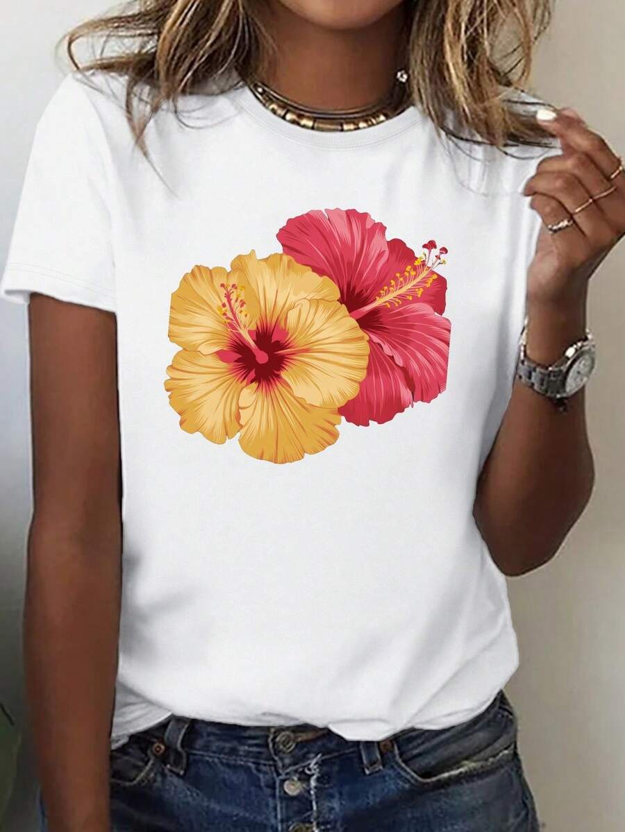 Women T-Shirts - White - View 1