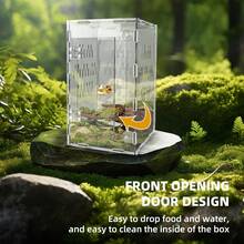 1 hộp nuôi thú cưng hình vuông trong suốt bằng acrylic, thiết kế tối giản sáng tạo dành cho chuột hamster, rùa và bò sát. - Nhiều màu - Xem 6