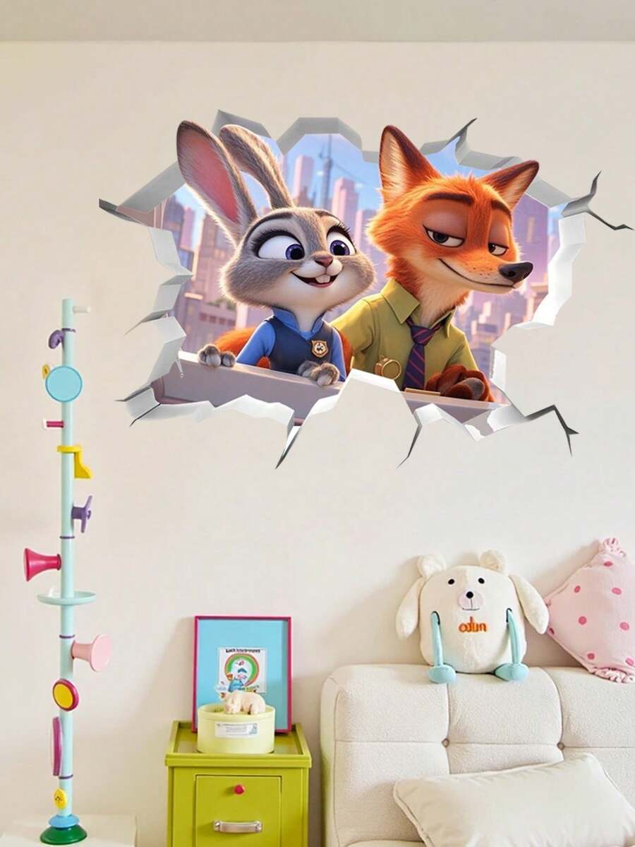 Disney 用这款趣味十足的跨界墙贴套装来焕新您的生活空间吧!这些墙贴采用优质材料制成,易于粘贴、重新定位和移除,不会留下粘性残留物——非常适合装饰卧室、宿舍、办公室,甚至是出租房。 - Wall Sticker - 查看 1