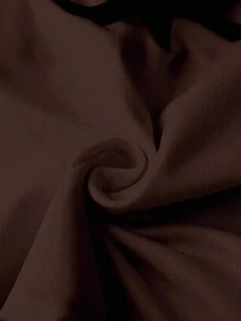 Top de tirantes con lazo y ribete de lechuga en contraste, elegante y ajustado, top para salir para mujeres, apto para el estilo del milenio - Marrón - Ver 4