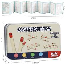 Children's Wooden Stick Balancing Game, Cognitive Training, Shape Matching Interactive Tabletop Toy, Early Education - 彩色 - 查看 11