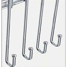 Estante de Almacenamiento para cinturón de Corbata extraíble para Armario, Soporte para Colgar Corbatas con riel Deslizante, Marco de Metal 11 Pares - Negro - Ver 6