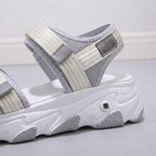 Women Platforms & Wedge Sandals - Dark Grey - View 5