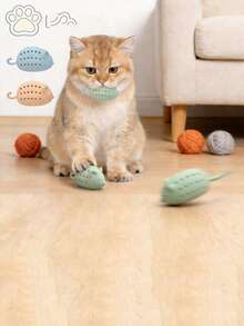 1个猫玩具，可与猫咪一起玩耍，耐啃咬，宠物玩具 - 彩色 - 查看 1