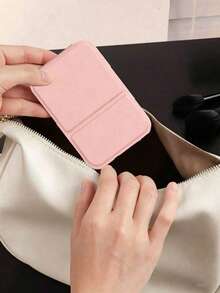 1/2 chiếc gương trang điểm gấp gọn cầm tay có chân đế, gương du lịch, phụ kiện làm đẹp, gương trang điểm để bàn hình chữ nhật tối giản, quà tặng cho phụ nữ/bé gái - Ngày của Mẹ, vật dụng cần thiết khi đi du lịch, kỳ nghỉ biển, đồ dùng học tập, túi đựng mỹ phẩm - Nhiều màu - Xem 3