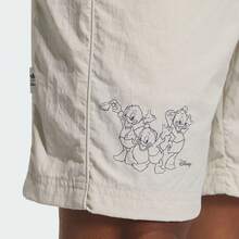 adidas originals x 聯名款 HDL SHORTS M 品牌logo字母刺繡圖案鬆緊中腰五分休閒短褲 男款 清澈棕 - 清澈棕 - 查看 3