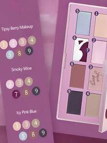 Little Ondine Paleta de Sombras de Ojos Dropped Red Berry 01, Paleta de Color Facial Multitextura Tono Baya, Sombras de Ojos Todo en Uno Mate & Brillo, Fórmula Rica en Esencia de Larga Duración, Color Saturado Suave y Difuminable 24 Horas, Apta para Todos los Tonos de Piel, Resistente a la Decoloración & a las Manchas, Textura Ligera, Crea Maquillaje de Ojos Multidimensional, Apta para Principiantes Uso Diario, Regalo, 8g, 12.5g/0.44oz - 01 - Ver 5