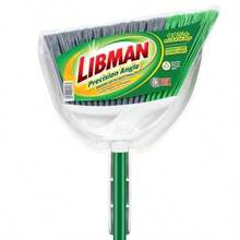 Libman - Escoba Angular de precisión con recogedor Combinado para Barrer Suelos Interiores y Exteriores, Mascotas, Escoba de Pelo de Perro, Mango de 49 Pulgadas de Largo, Escoba de 11 Pulgadas de - Verde - Ver 2