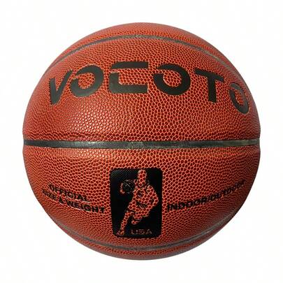  VOCOTO PU Basketball, Size 7 Standard Basketball For Competition And Professional Training, Suitable For Men, Women, Youth And Adults, Indoor And Outdoor Sports