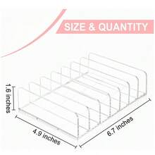 Vowcarol Transparent Acrylic CD Storage Box, Holds Up To 14 Standard CD Cases, For Media Rack Storage And Organization - Multicolor - View 8