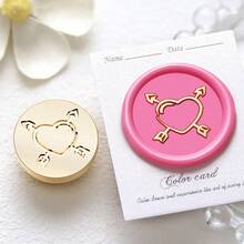 1 con dấu sáp hình trái tim, nhiều kiểu dáng trái tim khác nhau, dùng cho phong bì, thiệp mời, đánh dấu sách, sổ lưu niệm, thiệp chúc mừng, đồ thủ công tự làm, gói quà. - Bộ truyện tình yêu - Xem 21