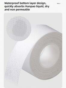 1 Rolo de Patch Anti-Fricção e Anti-Suor para Colarinho, Adesivo Anti-Sujeira para Colarinho, Patch Absorvente de Suor Interno para Colarinho e Punho de Camisa Masculina, Patch Descartável e Invisível à Prova de Suor, Adequado para Homens e Mulheres, Ferramenta Anti-Sujeira para Colarinho de Camiseta Branca, Capacidade Grande e Durável Anti-Sujeira - Visão 9