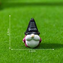 Cute And Adorable Wizard Gnome Miniature Model, Whimsical Style, Suitable For Micro Landscape Glass Containers, Magical Forest Path Scene Decoration, Decorative Crafts - 6 Items - View 11
