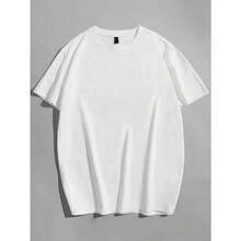 ‌Camiseta de Hombre con Estampado de Iron Wire y Cartas de Poker, Estilo Urbano para Verano‌ - Blanco - Ver 4