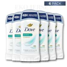 Dove Sensitive Stick Deodorant 48H Sweat & Odor Protection 2.6 Oz Pack Of 6 - 多樣化香型 - 查看 9