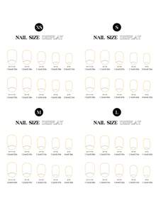 Short Oval French Nude Cherry-Bow Gradient False Nails 10 Pieces For Sweet Style Manicure - White - View 8