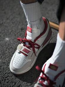 Nike Jordan Legacy 312 男款籃球鞋 時尚百搭舒適貼合防滑耐磨低筒復古米紅色 IQ9783-121 - 米紅色 - 查看 4