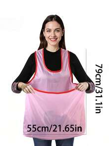 1pc Portable Clothes Drying Bag, Fruit-Picking Bag, Multi-Functional Drying Apron With Clothesline, Perfect For Students To Dry Their Clothes - Multiple Styles - View 7