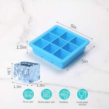 2 Tbsp Silicone Freezer Molds - Perfect For Storing Garlic, Herbs, Ginger, Pesto, Tomato Paste, Lemon Juice,Vegetable Purees,Purees And More - Silicone Food Freezer Tray (Blue 2 Pack) - Red and White - View 2