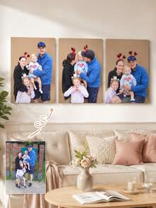Bộ 3 tranh canvas treo tường tùy chỉnh, tranh poster không khung cá nhân hóa, tranh canvas có khung trang trí trong nhà thoải mái, quà lưu niệm đám cưới, quà tặng Ngày của Mẹ, quà kỷ niệm tốt nghiệp, quà tặng kỷ niệm cá nhân hóa, phù hợp cho đám cưới, Ngày của Mẹ, Ngày của Cha, mùa tốt nghiệp, sinh nhật, trang trí phòng, sản phẩm tùy chỉnh, trang trí phòng ngủ, quà tặng tùy chỉnh, tranh ảnh, hình ảnh, tranh treo tường có khung, quà tặng bạn thân, quà tặng gia đình, quà sinh nhật, quà tặng cho bạn trai, bạn gái, gia đình, cặp đôi, bạn bè, trang trí nhà cửa trang nhã. - Nhiều màu - Xem 3