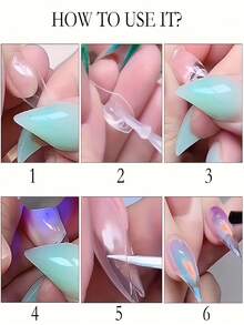 120pcs Short Cat Claw Nail Dual Forms, Extension Of 3D Cat Claw Reusable Full Cover Molds Halloween Nail Art Design 11 Sizes, For DIY Nail Art & Professional Use, Nail Accessories, Holiday Gifts - Set - View 5