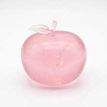 Juego de juguetes de estrés con manzana transparente con brillo: Juguetes de frutas realistas y lindos para aliviar el estrés, juguetes de peluche suaves y no comestibles, vienen con caja de regalo, adecuados para adolescentes y adultos, juguetes sensoriales perfectos para aliviar la ansiedad, regalos ideales para la temporada de bodas y el Día de la Madre. - Manzanas multicolores extrusionables - Ver 12