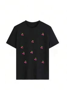 Women T-Shirts - 黑色1 - 查看 2