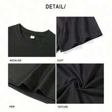 Ropa de Verano IZI POD Camiseta de Fiesta para Niñas 'Madrina de la Princesa del Cumpleaños' - Negra, Talla Pequeña Y2Y - Conjuntos de Primavera para Mujer, Camisetas, Blusas para Mujer - Negro - Ver 5