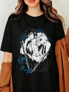 Women T-Shirts - Black - View 6