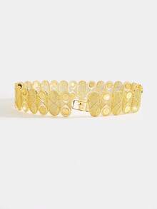 YIYI Gold-Plated Hollow Oval Decorative Belt, Adjustable Buckle Design, Suitable For Bohemian Style And Wedding Attire - XYD-021 - View 3