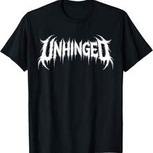 Unhinged Meme Aesthetic T-Shirt - Black - View 1