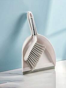 2pcs Mini Plastic Soft Bristle Broom And Dustpan Set, Suitable For Bedding, Desktops And Household/Children Use - Mini Broom Set - View 7
