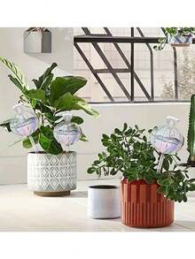 3 peças/Conjunto de Globos de Autorriego para Plantas, Dispositivo de Irrigação por Gotejamento Floral, Sistema de Rega Automática Slouchy, Irrigação por Gotejamento para Vasos, Adequado para Jardinagem Interna/Externa, Viagem, Varanda, Cultivo de Vegetais, Cuidados com Plantas Verdes, Presente de Jardinagem de Alta Qualidade para Amantes de Plantas - Tamanho único. - Visão 9