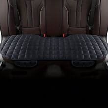 3pcs Car Seat Cushion Set, Rear Seat Cover With Pockets, Breathable Soft Comfortable Pad, Quilted Plaid Design, Suitable For All Seasons, Anti-Slip Wear-Resistant, Fit For Most SUVs, Sedans And Hatchbacks - Car Bottom Seat Cover - View 7
