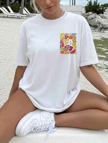 Women T-Shirts - White - View 2