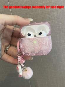 SANRIO 1 hộp đựng tai nghe Bluetooth KT Cat & Apple màu hồng - Hồng - Xem 2