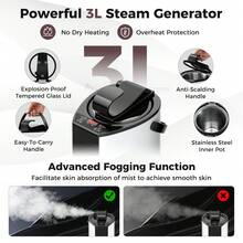GOFLAME Single Person Steam Sauna Full Body Sauna Tent With Remote Control Foot Massager And Foldable Chair - Brown - View 5