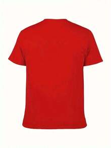 Women Love Printed Casual T-Shirts - Short Sleeves, Crew Neck, Perfect For Spring/Summer - Lightweight, Breathable, And A Stylish Wardrobe Essential. Women's Short-Sleeve Printed Crew Neck T-Shirt - Ideal For Everyday Casual Wear, Sports, And Fitness, Suitable For All Seasons (Including Valentine's Day), And Perfect For Summer. - 紅色 - 查看 3