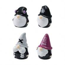 Cute And Adorable Wizard Gnome Miniature Model, Whimsical Style, Suitable For Micro Landscape Glass Containers, Magical Forest Path Scene Decoration, Decorative Crafts - 6 Items - View 2
