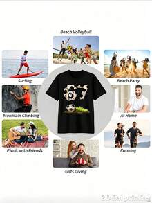 Men T-Shirts - Black - View 3