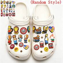 8pcs/Set Cartoon Cave Shoe Decorations, DIY Accessories, Shoe Flowers, Cartoon Slippers, Detachable Accessories | Party & Holiday DIY Interactive Toys, Party Decor, Affordable (Random Style) - Multicolor - View 1