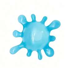 1 pieza Juguete de bola de estrés Squishy, en forma de gota de agua, diversión de rebote lento, suave y no pegajoso, bola portátil de curación - Multicolor - Ver 7