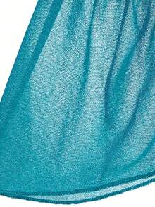3pcs Girls New Dress, Color Block Fish Scale Design Mesh Ruffle Hem, Lively And Exquisite, Gorgeous Princess Dress, Party Outfit, Birthday Party Gift, Book Week Costume - Multicolor - View 9