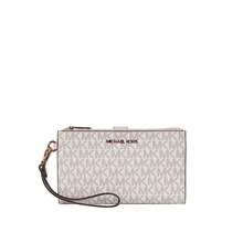 Michael Kors Jet Set Travel 印花女士腕包 35F8GTVW0B PWD BLSH MLT - 香草色配粉紅35F8GTVW0B PWD BLSH MLT - 查看 1