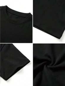 Women T-Shirts - Black - View 5