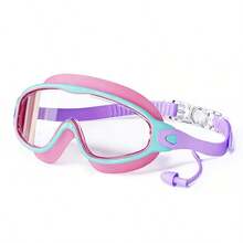 1/2pcs Kids Swimming Goggles With Earplugs, Large Frame Anti-Fog/Wide Vision Swimming Goggles For Boys And Girls Ages 4-12, First Day Of School - Multicolor - View 14