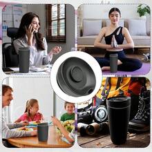 Slider Lid SmoothSip 20oz 12oz, Top Cover Compatible With 24oz Coffee Tumbler, Coffee Travel Mugs Leakproof Accessories, BPA-(Black) - Đen - Xem 7