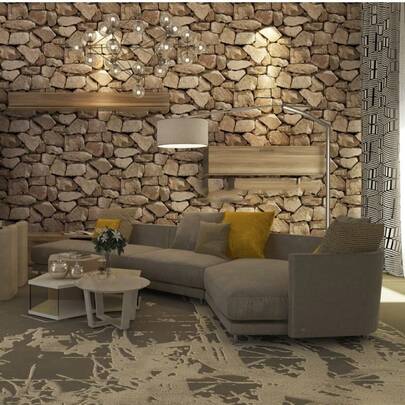 1 Cuộn Giấy Dán Tường 3D Họa Tiết Gạch Cổ Điển, Chống Thấm Nước, Dùng Cho Nhà Bếp, Trang Trí Nhà Cửa và Cải Tạo Nội Thất, Họa Tiết Ngẫu Nhiên, Dễ Lắp Đặt