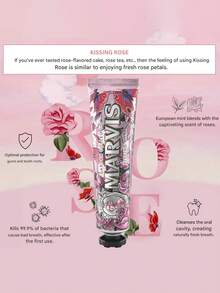 Marvis 75ml 夢幻桂花牙膏，含甜桂花與經典義大利薄荷，含氟與木糖醇，日常琺瑯護理，無防腐劑，純素，義大利奢華限量版牙膏，口腔護理，禮品組 75ml/2.54 Fl Oz - Dreamy Osmanthus - 查看 8