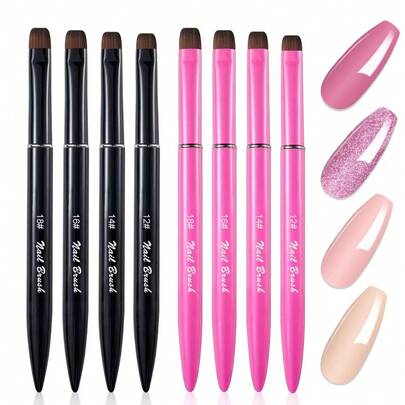 Cọ vẽ móng kiểu Pháp 3 trong 1 với đầu cọ đa chức năng - Cọ vẽ móng nghệ thuật cao cấp